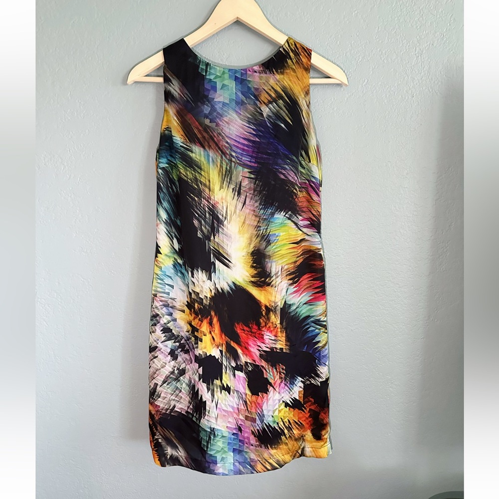 Ted Baker Colorful Abstract Mini Dress